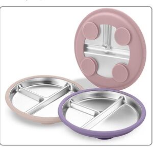 Silicone and Stainless Steel Divided Plates